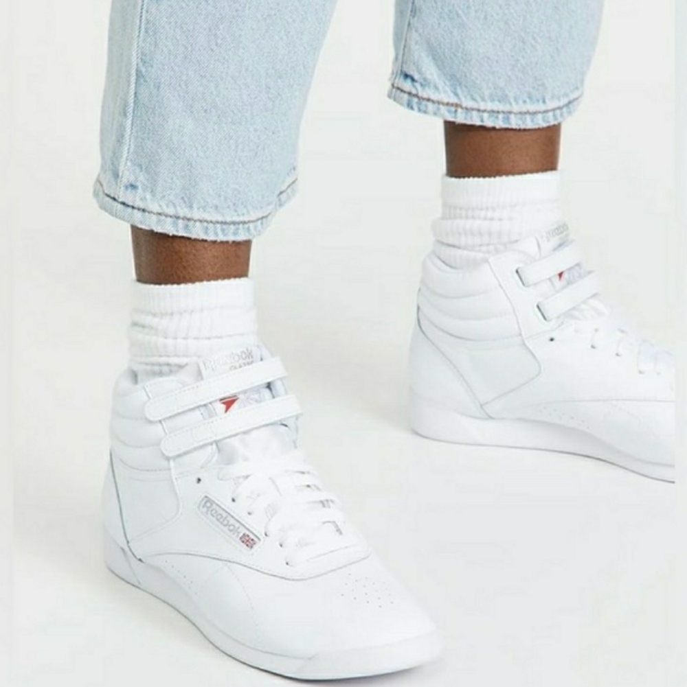 REEBOK Freestyle Hi Women's High Top Sneakers - 6.5 US (Like NEW)